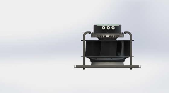 High Temperature Resistance Of 60℃ IP54 With 250mm Blade EC Fan